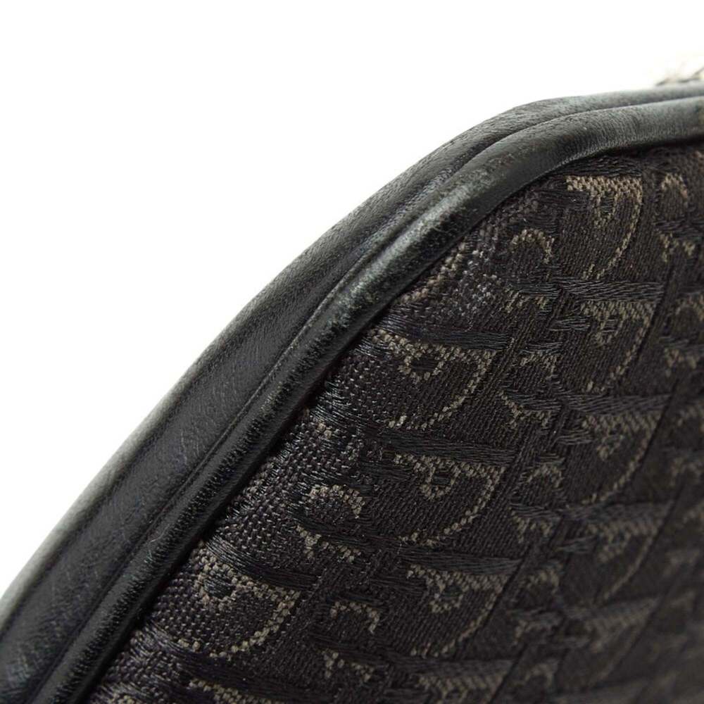 CHRISTIAN DIOR Black Leather Trotter Shoulder Bag - Picture 4 of 8